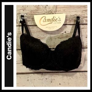 Candie’s Lace Balconette Push-Up Bra